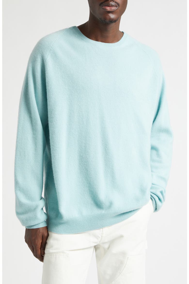 Cashmere Crewneck Sweater, Main, color, CLOUD BLUE