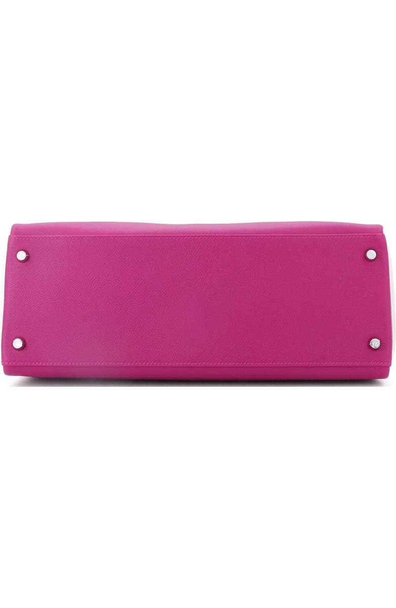 Pre-Owned Hermes Kelly Handbag Bicolor Evercolor with Brushed Palladium Hardware 35, Alternate, color,