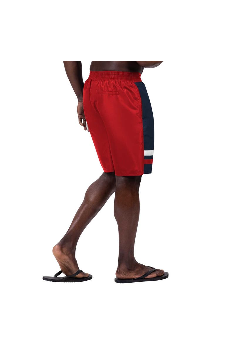 G-III SPORTS BY CARL BANKS Men's G-III Sports by Carl Banks Red Boston Red Sox Anchor Swim Trunks, Alternate, color, 
