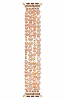 Demi Rose Gold Beaded Bracelet Apple Watch® Band