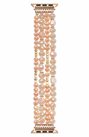 Demi Rose Gold Beaded Bracelet Apple Watch® Band