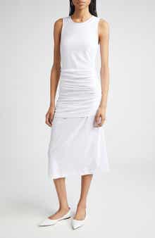 BITE Studios Romana Two-Piece Layered Semisheer Tank Dress