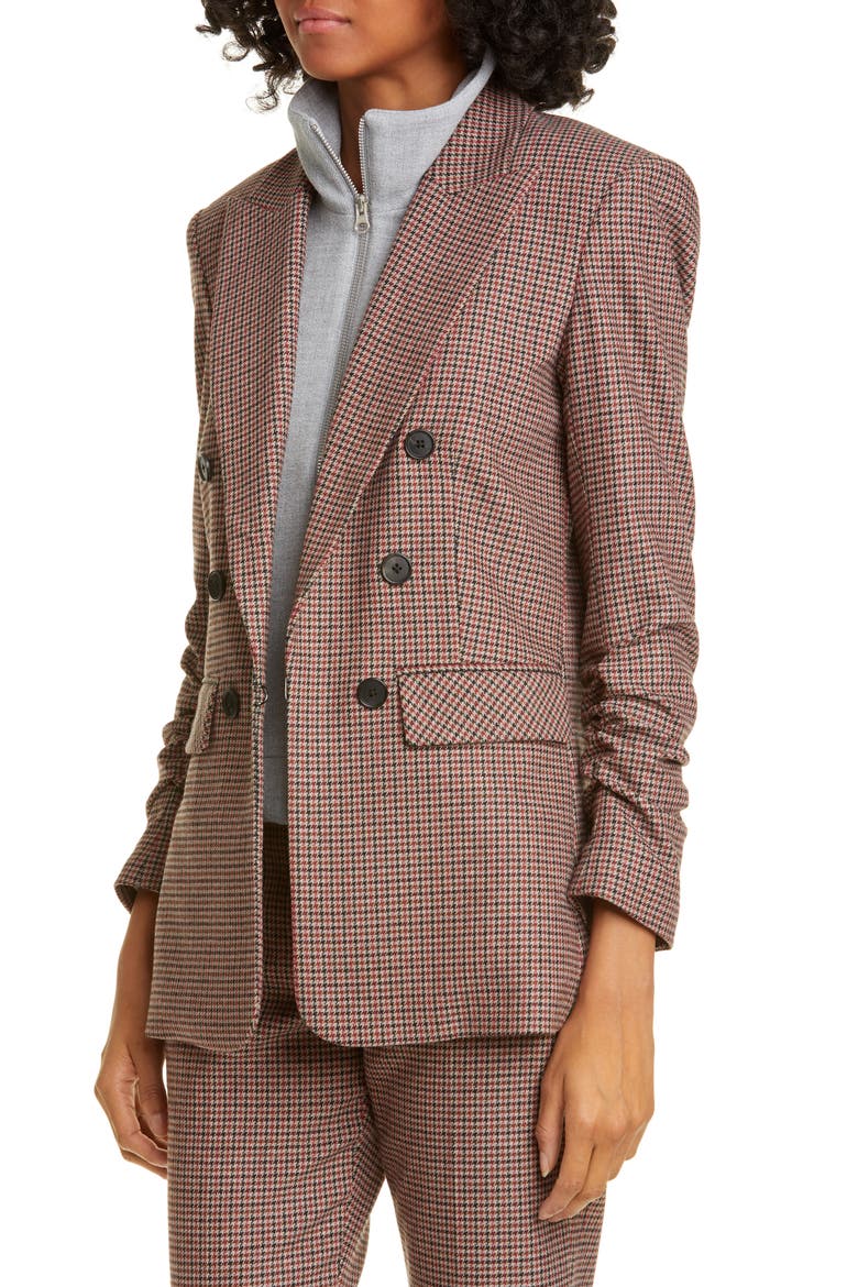 Beacon Check Dickey Jacket, Alternate, color, RED MULTI
