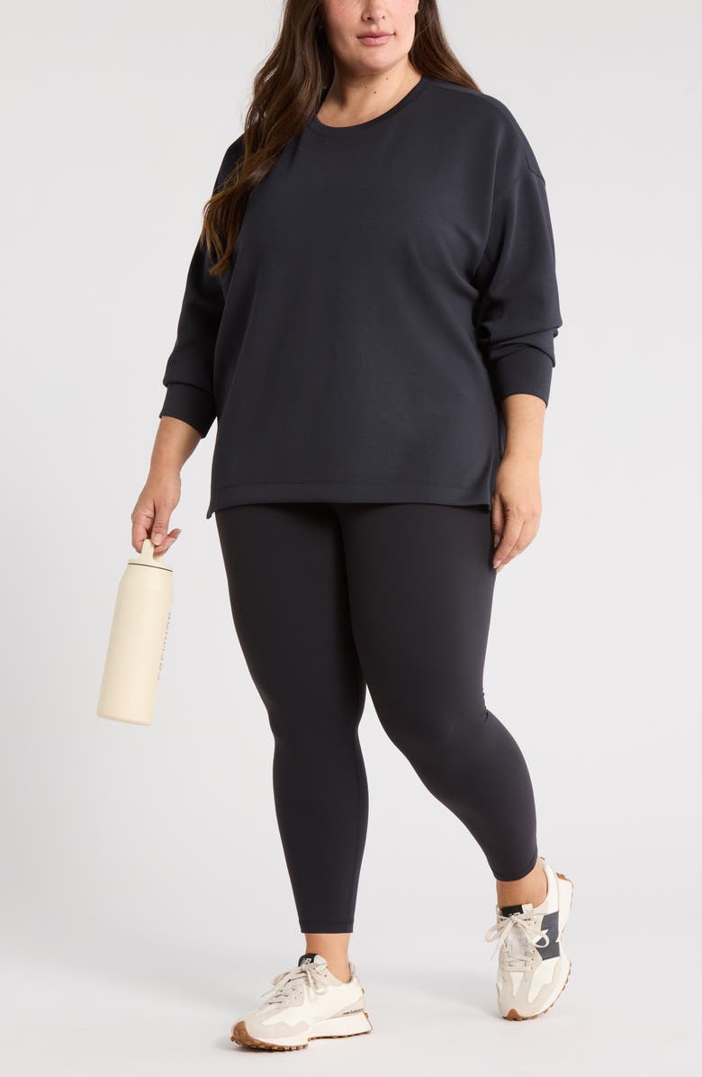 Zella Ultrasoft Tunic, Alternate, color, Black