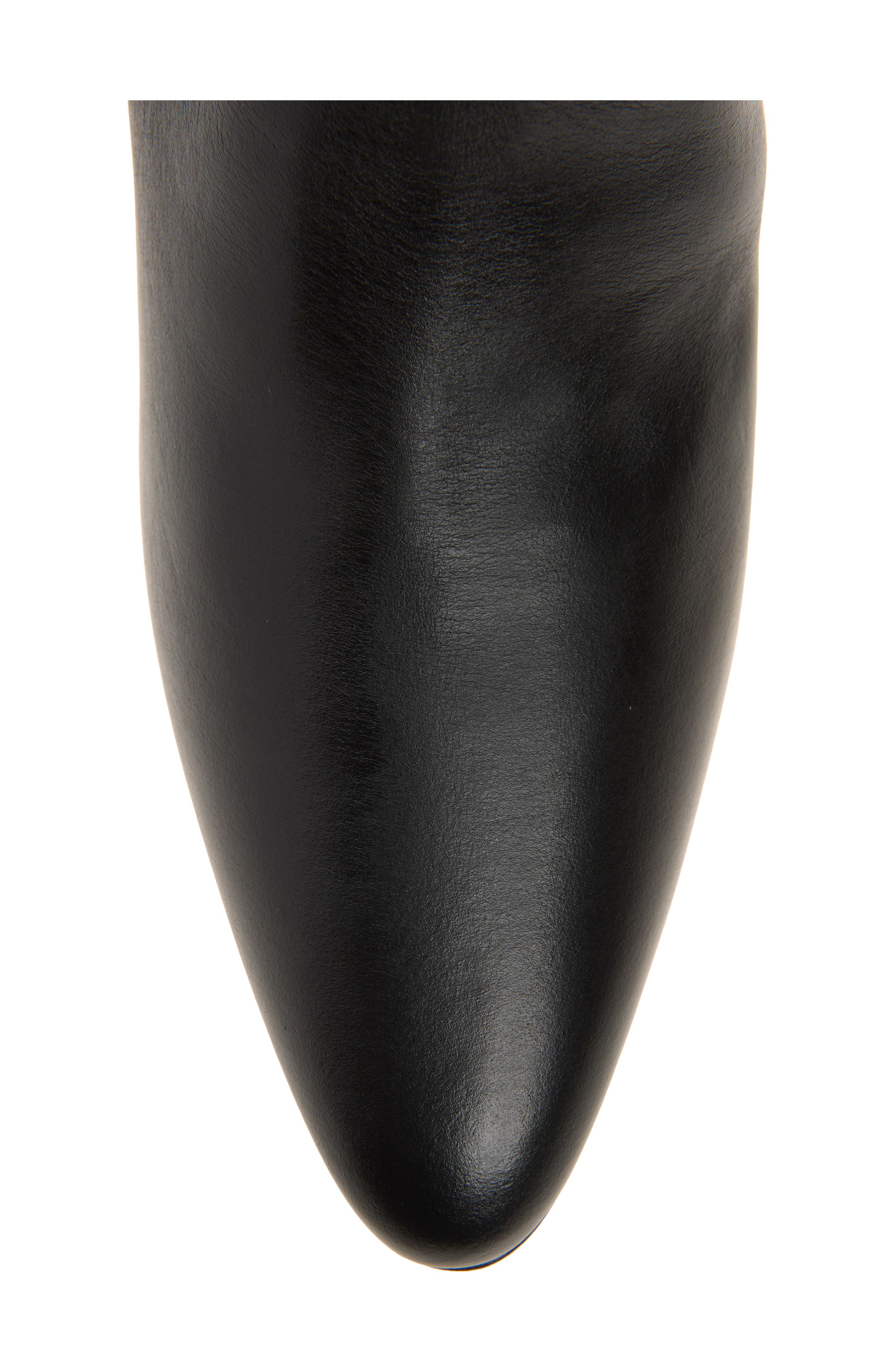 Silhouette Leather Tall Boot, Alternate, color, CALF BLACK