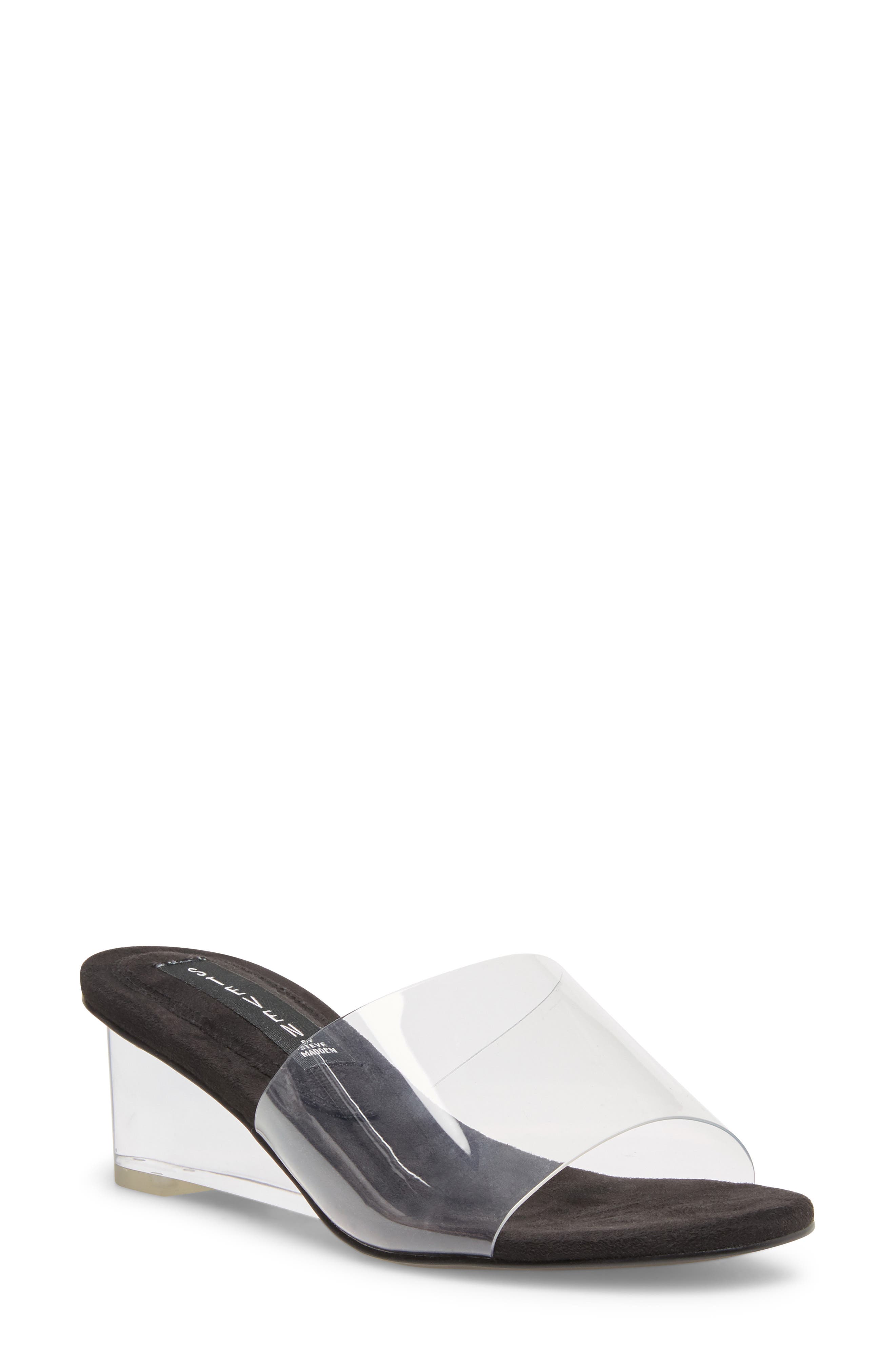 Steven New York Madden Iza Transparent Slide Sandal, Main, color, 