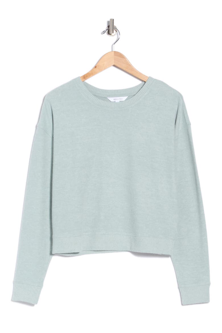 The Lounger Crewneck Sweatshirt, Alternate, color, HEATHER SAGE MIST