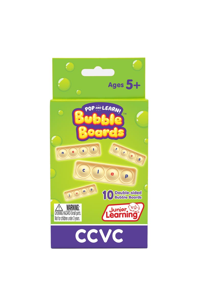 Junior Learning CCVC Bubble Boards, Ages 5+, Main, color, Multicolored