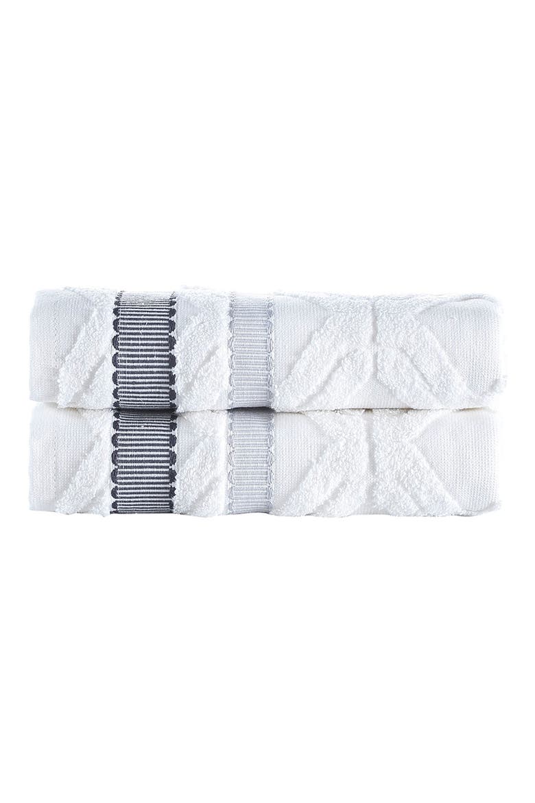 Large Square Turkish Cotton Bath Towel, Main, color, WHITE