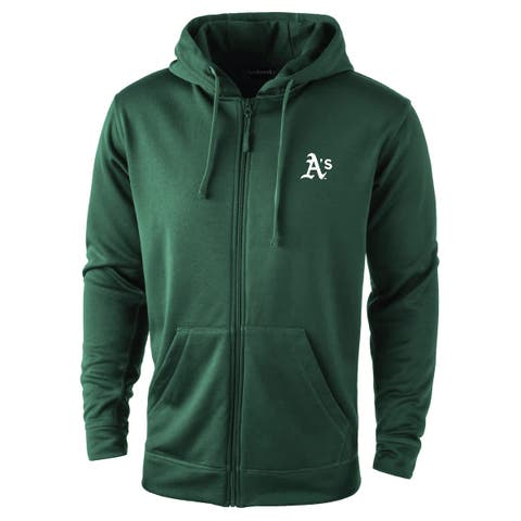 Men's Dunbrooke Green Athletics Trophy Full-Zip Hoodie
