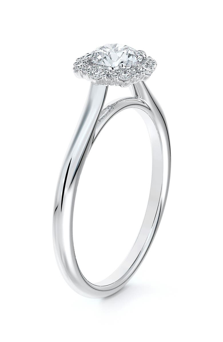 De Beers Forevermark Center of My Universe<sup>®</sup> Floral Halo Diamond Engagement Ring, Alternate, color, 