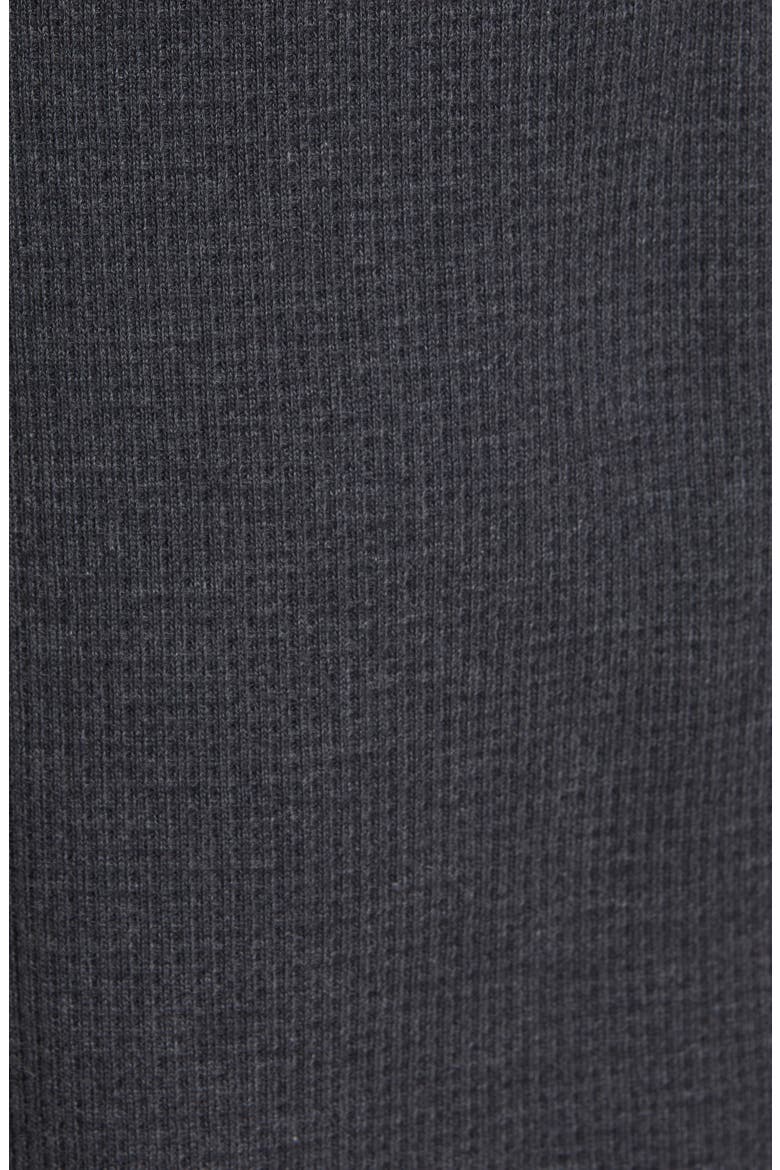 Four-Bar Waffle Knit Cotton Joggers, Alternate, color, CHARCOAL GREY