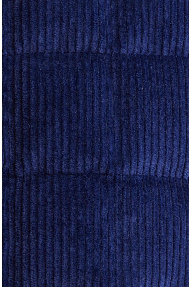 Gelt Quilted Corduroy Shirt Jacket, Alternate, color, DARK ELECTRIC BLUE