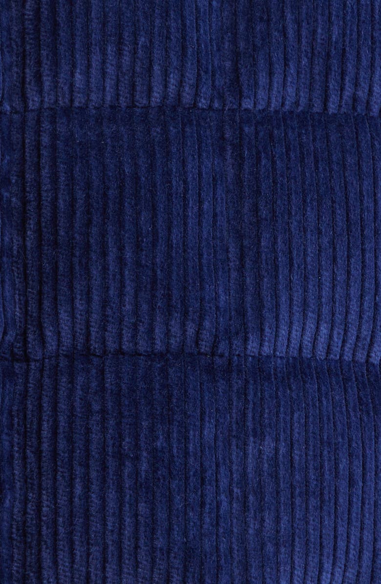 Moncler Grenoble Gelt Quilted Corduroy Shirt Jacket, Alternate, color, Dark Electric Blue