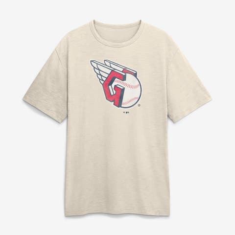 Men's Fanatics Cream Cleveland Guardians Stadium Slub T-Shirt