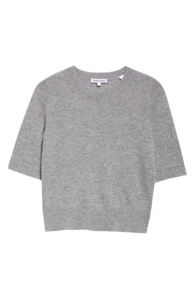 Veronica Beard Shana Cashmere Sweater, Alternate, color, Heather Grey