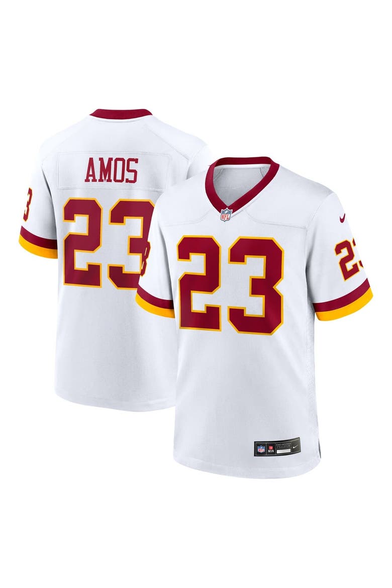 Men's Nike Trey Amos White Washington Commanders Game Super Bowl Era Jersey, Main, color, White