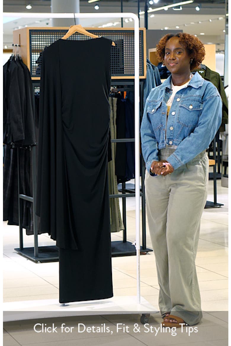 Asymmetric Cape Dress video