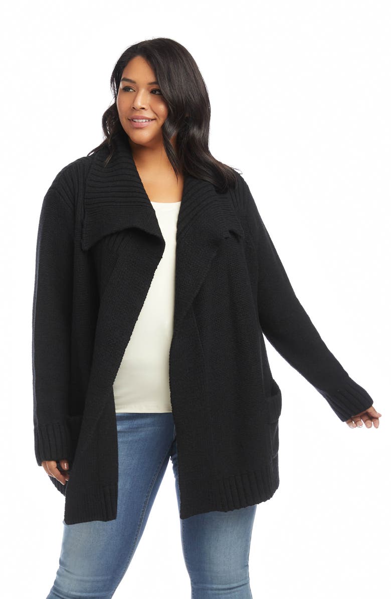 Karen Kane Shawl Collar Cardigan, Alternate, color, 