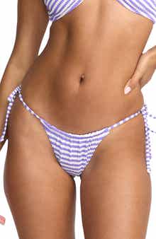 Billabong x Josie Summer Hi Low Tide Side Tie Bikini Bottoms