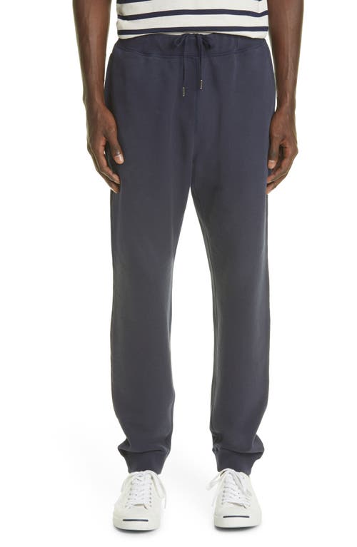 Sunspel French Terry Jogger Sweatpants in Navy  product