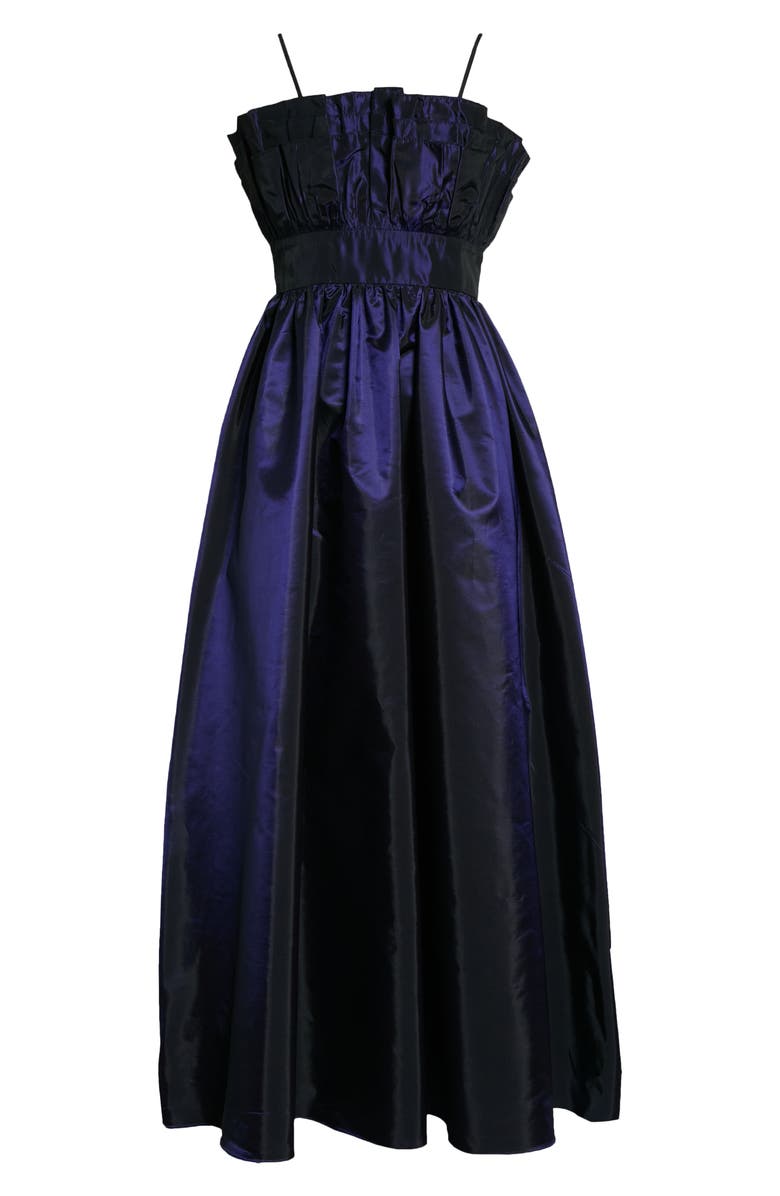 Batsheva Amara Taffeta Maxi Dress, Alternate, color,