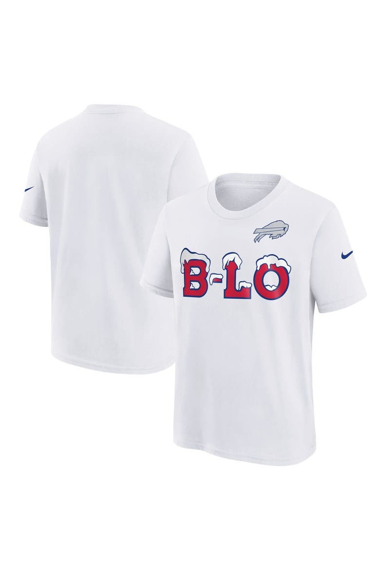 Youth Nike White Buffalo Bills 2025 Rivalries Collection T-Shirt, Main, color, White