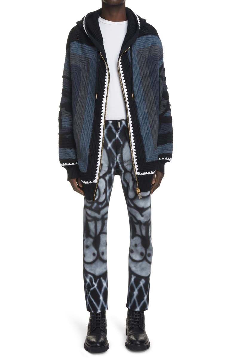 Givenchy x Chito Graffiti Stretch Slim Fit Jeans, Alternate, color, 