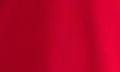 Ming Wang Deco Scoop Neck Stretch Crepe Tank In Red