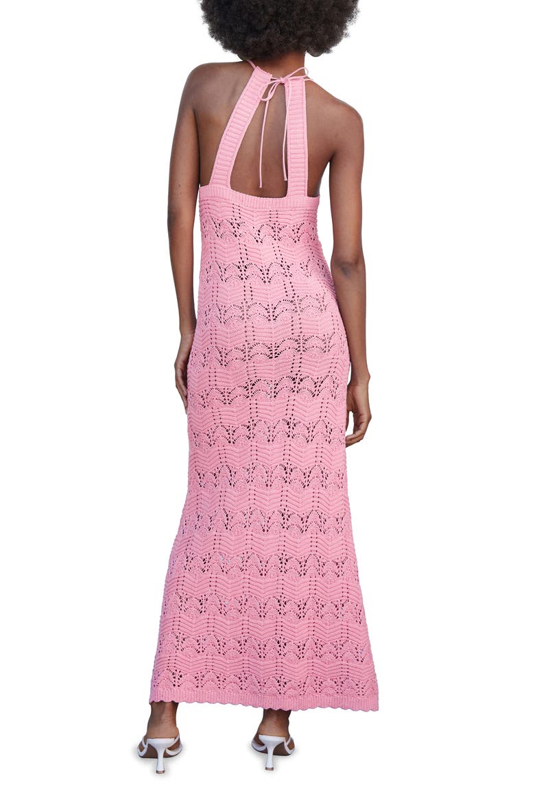 Open Knit Dress, Alternate, color, PASTEL PINK