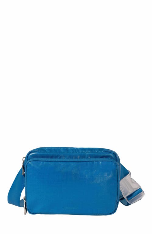 BAGGALLINI Modern Belt Bag Sling in Cerulean Gloss Ripstop 
