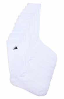 adidas Crew Cut Athletic Socks - Pack of 6