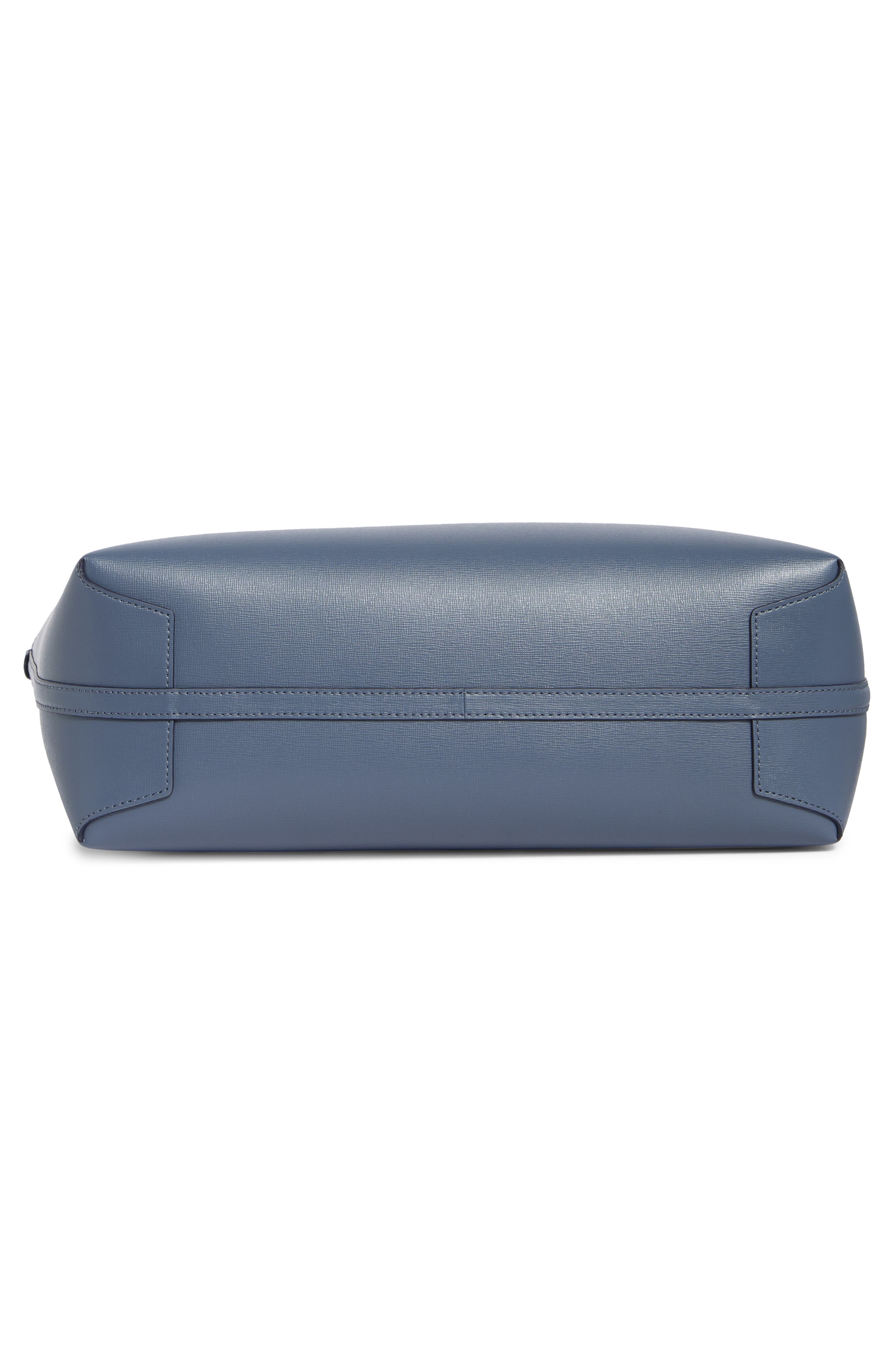 large bleecker leather tote, Alternate, color, CINDER GREY