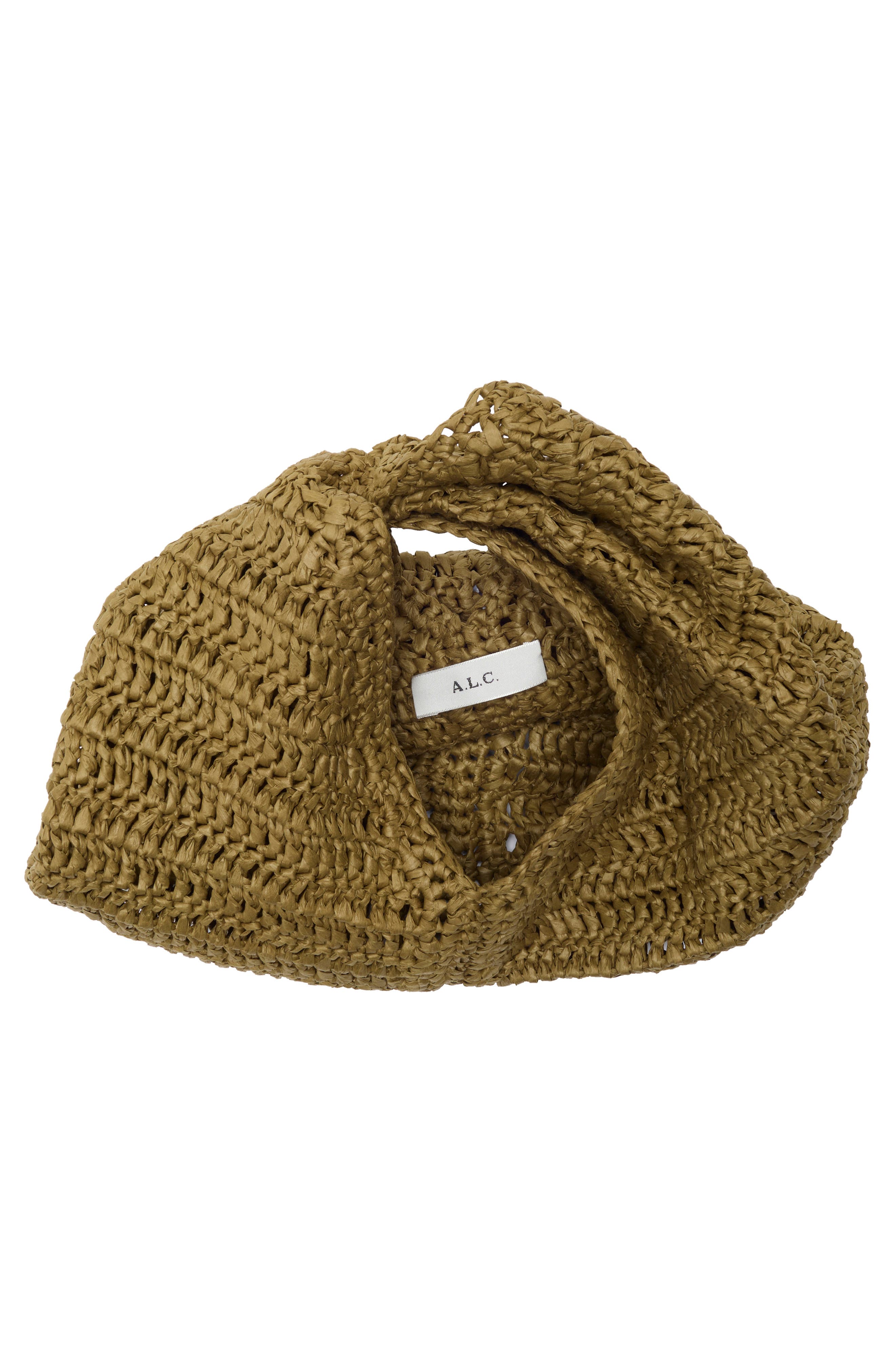 A.L.C. Simone Woven Bag, Alternate, color, Hazel