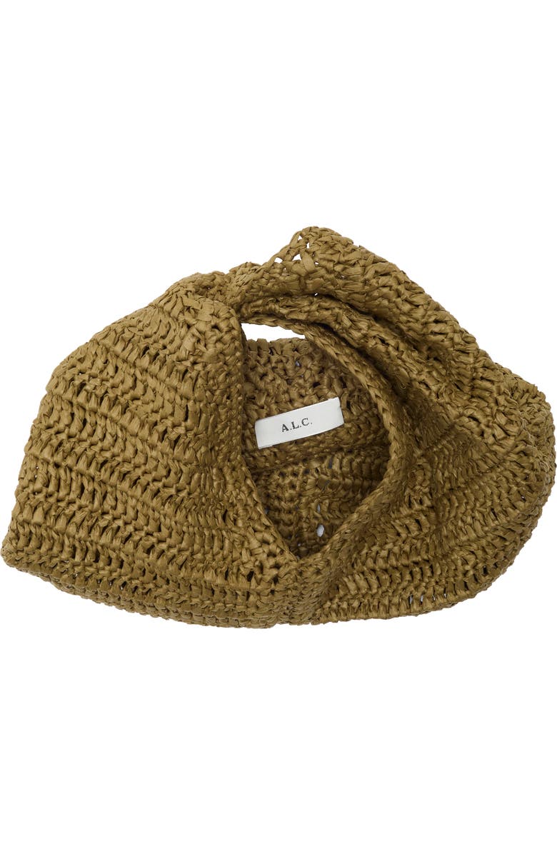 A.L.C. Simone Woven Bag, Alternate, color, Hazel