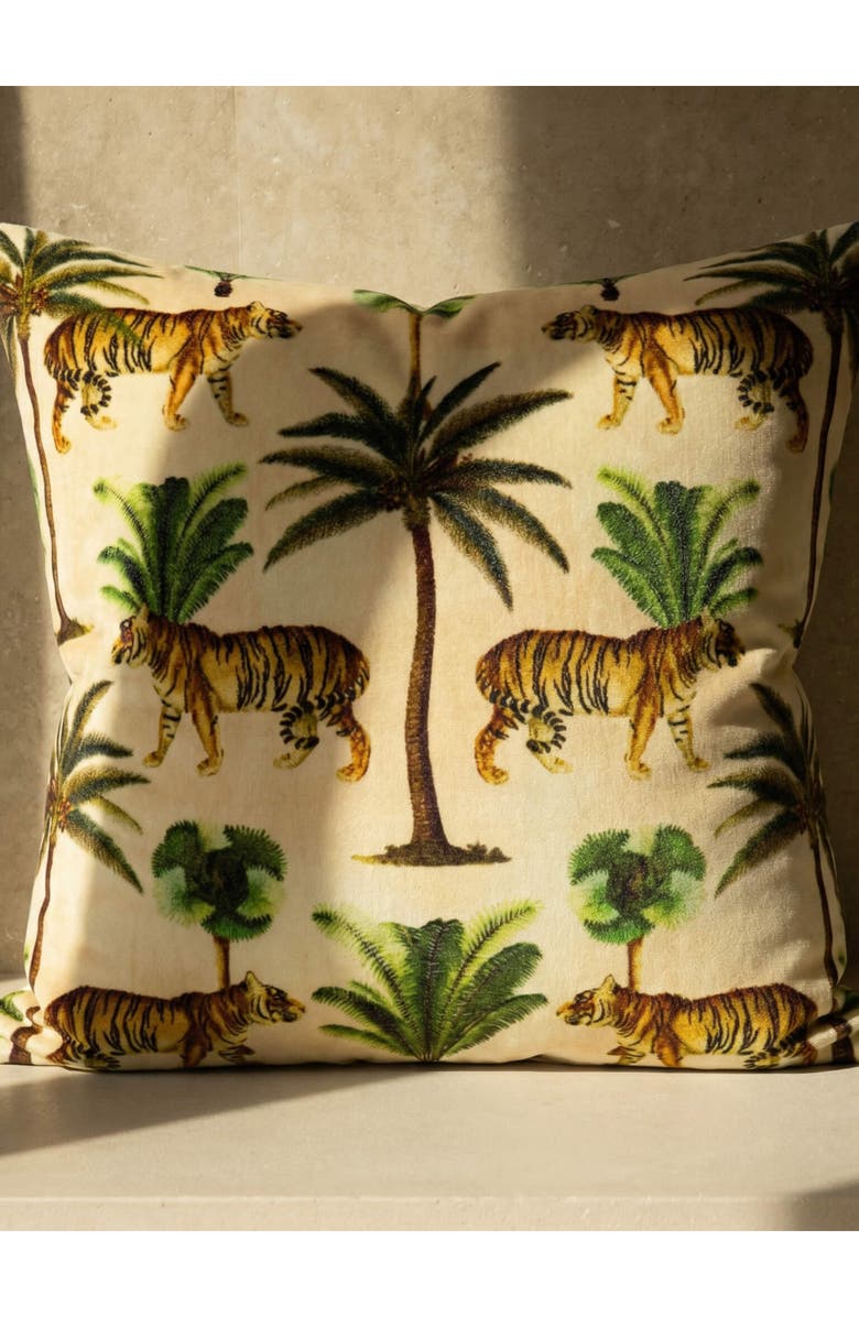 Sunday Citizen Tiger Throw Pillow, Alternate, color, 