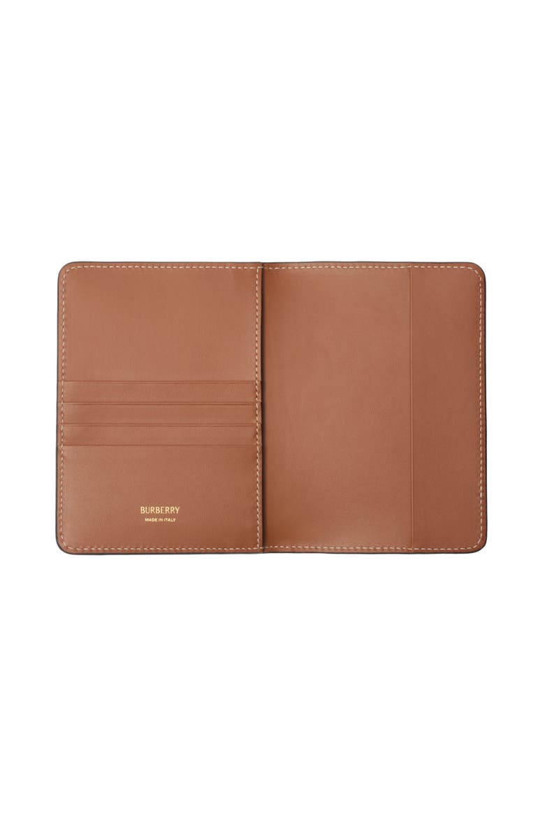 Check Passport Holder, Alternate, color, Archive beige/briar brown
