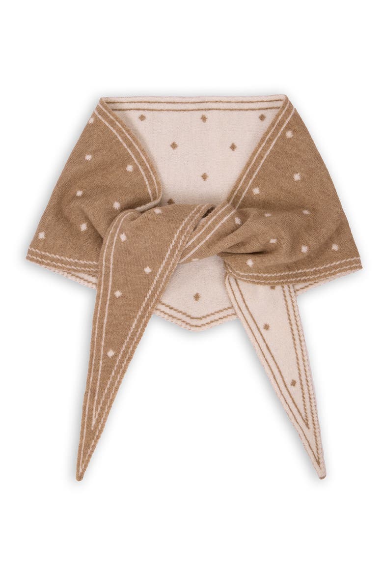 Triangle Scarf, Alternate, color, BEIGE