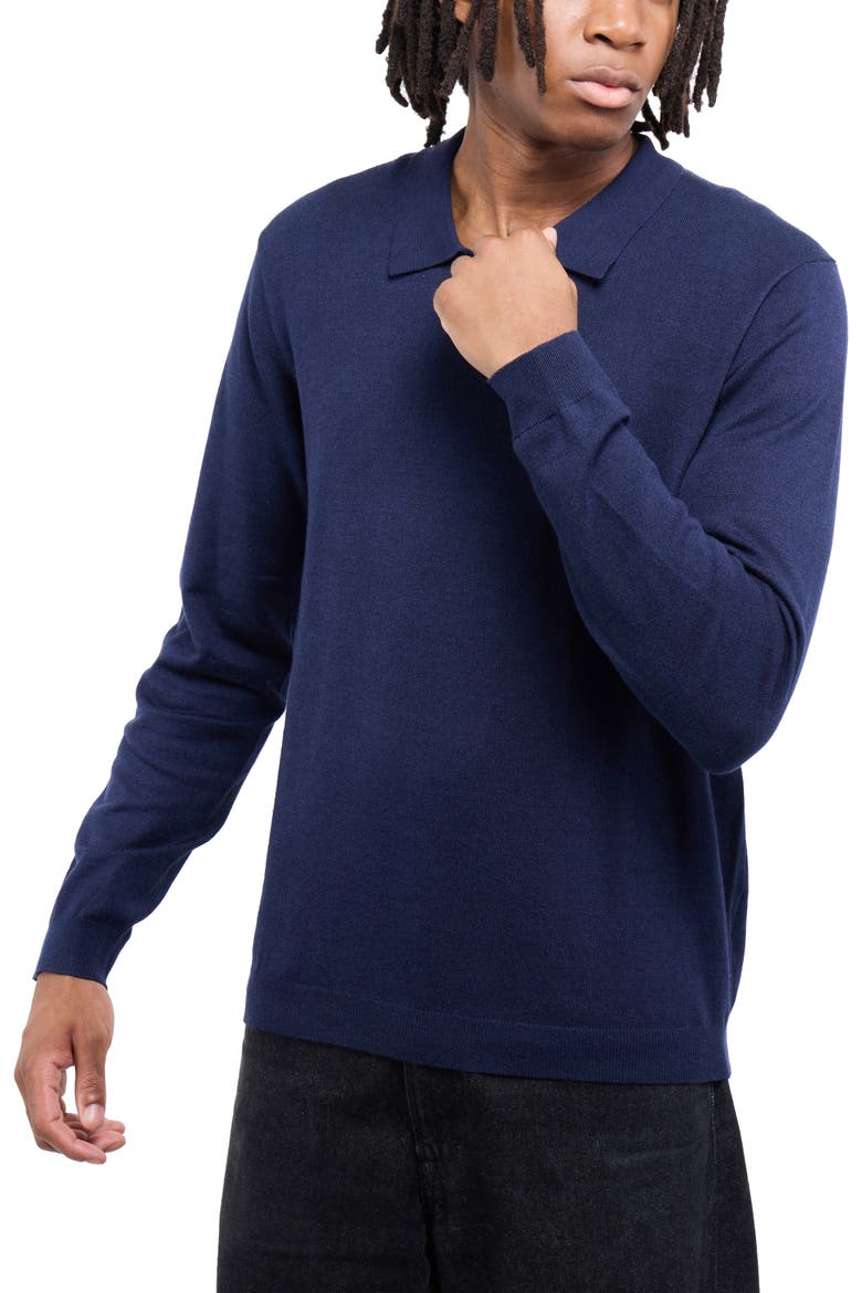 John Collared Sweater, Alternate, color, SLATE