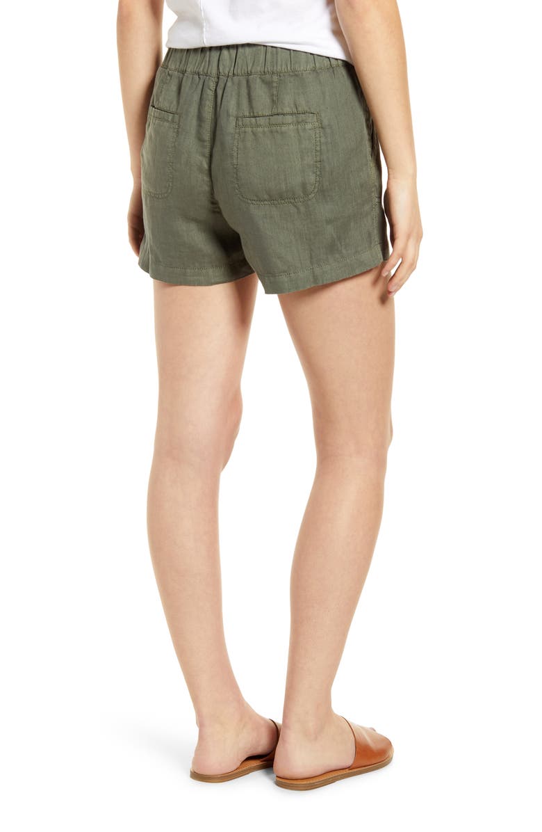 Caslon<sup>®</sup> Linen Shorts, Alternate, color,