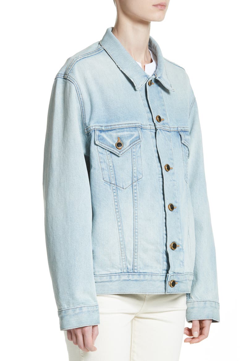 Cate Oversize Denim Jacket, Alternate, color, LONDON