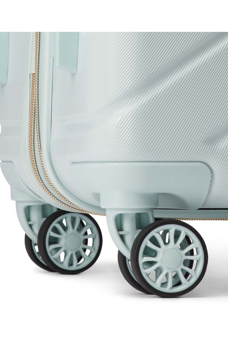 Bias 25" Upright Suitcase, Alternate, color, Jade Sky