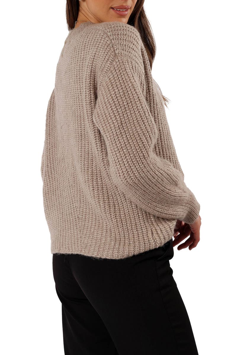 Petal & Pup Villa Sweater, Alternate, color, Taupe