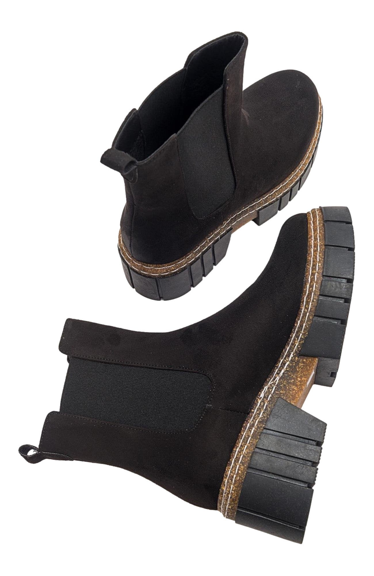 Prologue Shoes Luz Block Heel Boot, Alternate, color, Black Suede