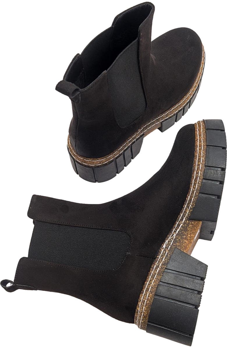 Prologue Shoes Luz Block Heel Boot, Alternate, color, Black Suede