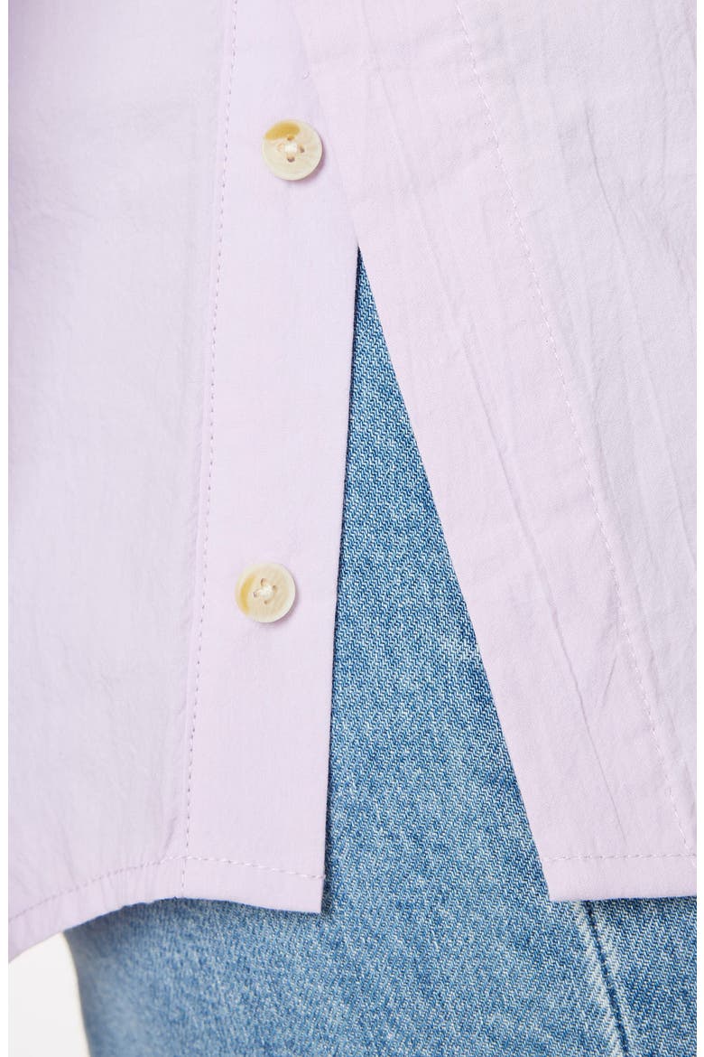 Cotton Boyfriend Shirt, Alternate, color, ORCHID PETAL