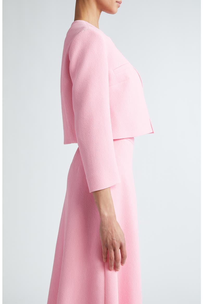Mirca Double Pocket Crop Jacket, Alternate, color, ROSE PINK