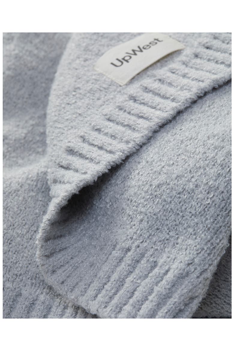Cozy Sweater Knit Throw Blanket, Alternate, color, LUNAR ROCK