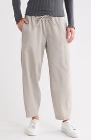 Splendid Pull-On Barrel Leg Woven Pants