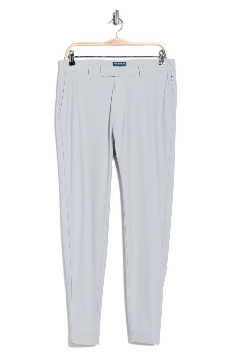Peter Millar Blade Tailored Fit Performance Ankle Pants, Main, color, British Grey